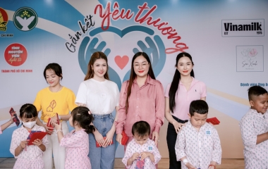 Hoa hậu Hoàng Thanh Nga lan tỏa yêu thương đến 250 bệnh nhi ung thư tại TP.HCM
