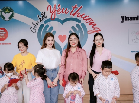 Hoa hậu Hoàng Thanh Nga lan tỏa yêu thương đến 250 bệnh nhi ung thư tại TP.HCM